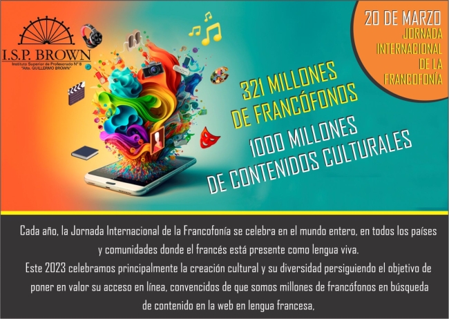 JORNADA INTERNACIONAL DE LA FRANCOFON&Iacute;A