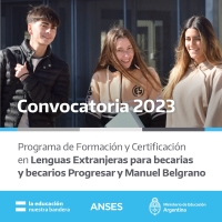 Becas Progresar - Lenguas Extranjeras