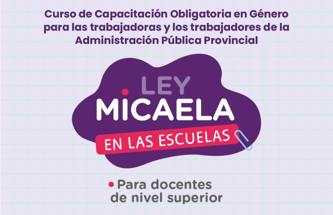Ley Micaela en las escuelas
