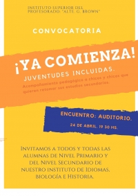 Reuni&oacute;n informativa Juventudes Incluidas