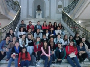 Estudiantes del Profesorado de Educaci&oacute;n Primaria y el Camino de la Constituci&oacute;n