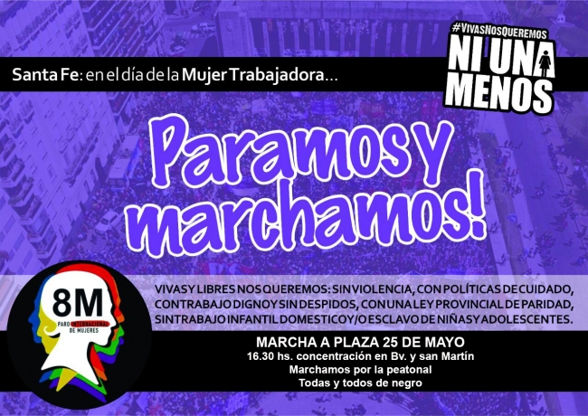 8M adhesi&oacute;n al Paro de Mujeres