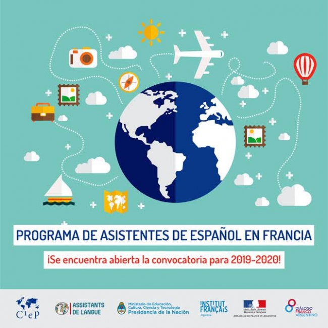 Convocatoria para el Programa de asistentes de espa&ntilde;ol en Francia 2019-2020