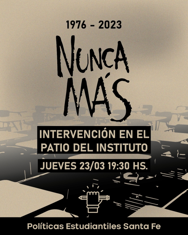 Intervenci&oacute;n por el D&iacute;a de la Memoria