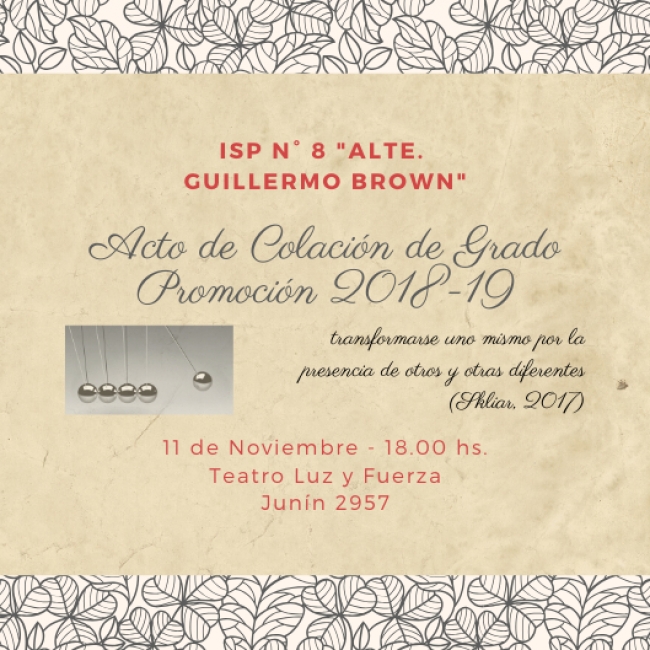 Egresados 2018 - 2019