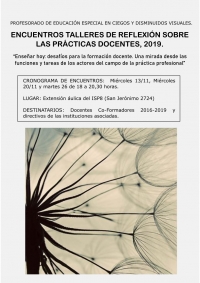 Coformadores del Profesorado de Educaci&oacute;n Especial con Orientaci&oacute;n en Ciegos